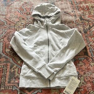Gray Zip-Up Hoodie